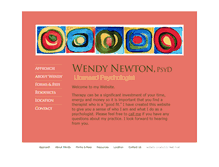 Tablet Screenshot of drwendynewton.com